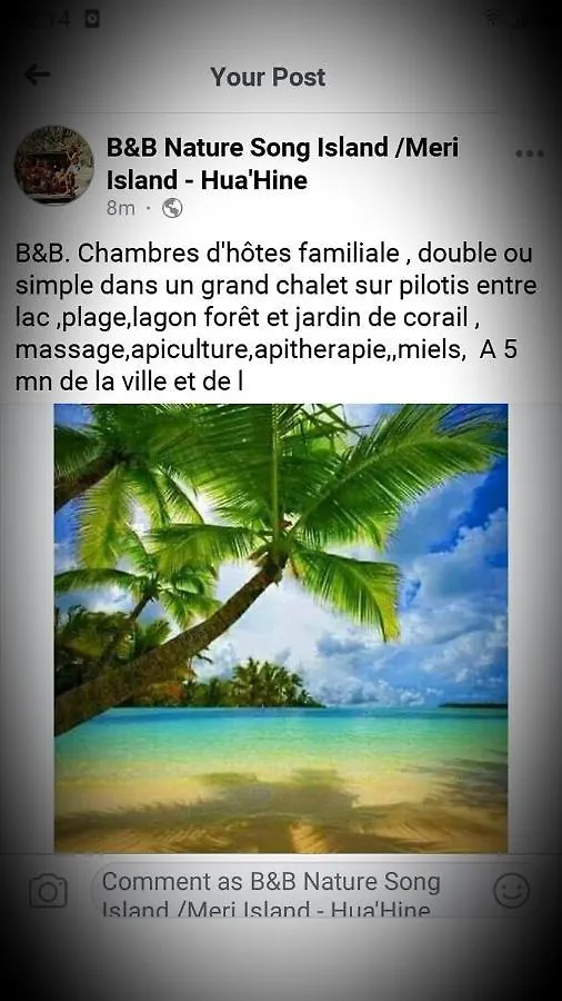 B & Bee Wild Island Fare 0*,  French Polynesia